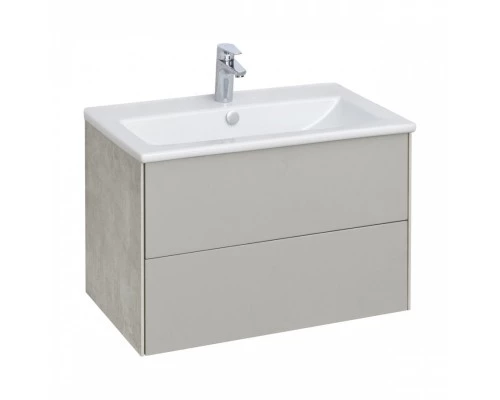 Тумба СОХО 75, слэйт, галька серая (под раковину ЭЛИНА 75)