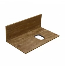 Столешница с панелью МИШЕЛЬ 80, дуб рустикальный, универсальная