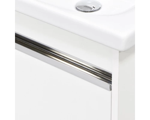 Комплект мебели белый глянец 80 см Акватон Капри 1A230201KP010 + 1WH302251 + 1A230402KP010