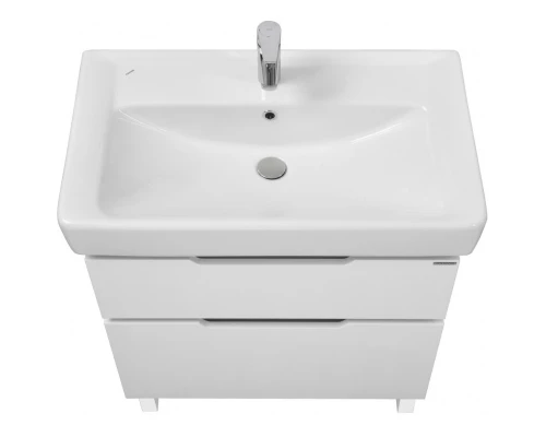 Комплект мебели белый/выбеленное дерево 80 см Акватон Дакота 1A202901DAAY0 + 1WH302084 + 1A203102DA010