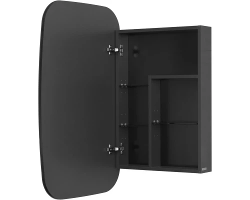 Зеркальный шкаф 60x96 см графит L Акватон Сохо 1A258302AJA0L