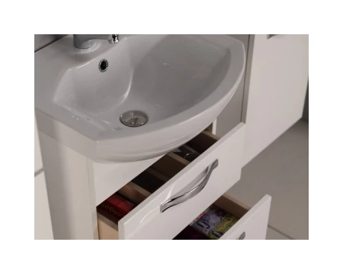 Комплект мебели белый 50,5 см Акватон Ария 1A140001AA010 + 1WH207781 + 1A140102AA010