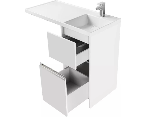 Комплект мебели белый глянец 105 см Акватон Лондри 1A236001LH010 + 1A72223KLH010 + 1A252802SU010