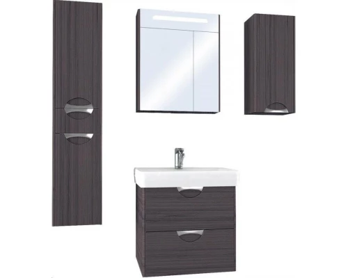 Комплект мебели дуб макиато 60 см Акватон Сильва 1A211801SIW50 + 1WH302186 + 1A216202SIW50