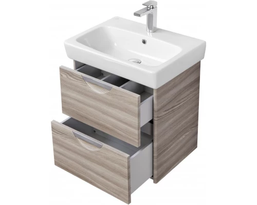 Комплект мебели дуб фьорд 60 см Акватон Сильва 1A211801SIW60 + 1WH302186 + 1A216202SIW60