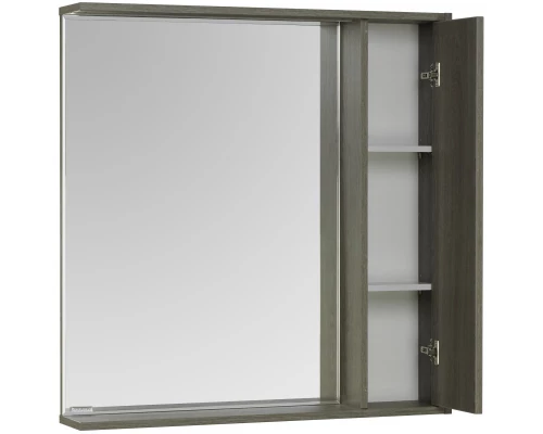 Комплект мебели грецкий орех 80 см Акватон Стоун 1A228201SXC80 + 1WH302251 + 1A228302SXC80