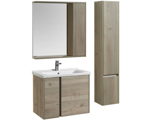 Комплект мебели сосна арлингтон 80 см Акватон Стоун 1A228201SX850 + 1WH302251 + 1A228302SX850