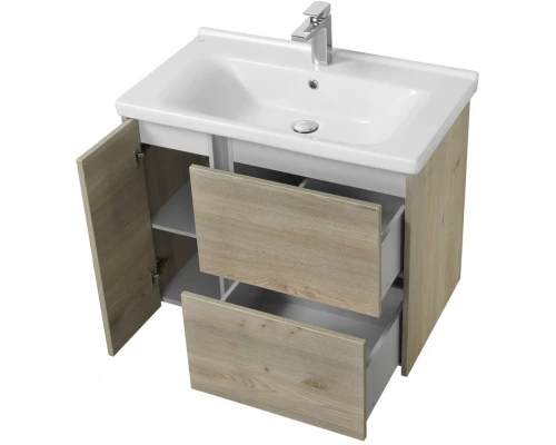 Комплект мебели сосна арлингтон 80 см Акватон Стоун 1A228201SX850 + 1WH302251 + 1A228302SX850