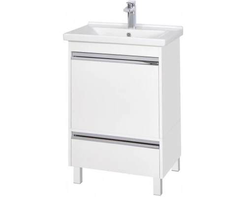 Комплект мебели белый глянец 60 см Акватон Капри 1A230101KP010 + 1WH302421 + 1A230302KP010