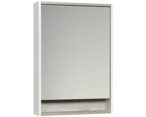 Комплект мебели белый глянец/бетон пайн 60 см Акватон Капри 1A230101KPDA0 + 1WH302421 + 1A230302KPDA0