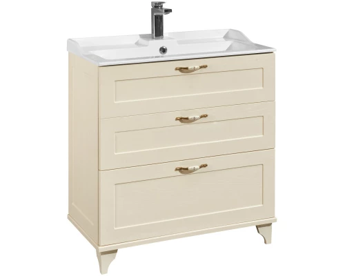 Комплект мебели дуб бежевый 80 см Акватон Леон 1A187801LBPR0 + 1A708031FB010 + 1A186402LBPR0