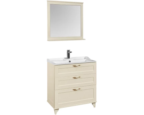 Комплект мебели дуб бежевый 80 см Акватон Леон 1A187801LBPR0 + 1A708031FB010 + 1A186402LBPR0