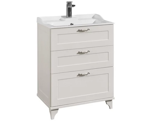 Комплект мебели дуб белый 65,3 см Акватон Леон 1A194601LBPS0 + 1A708731FB010 + 1A187102LBPS0