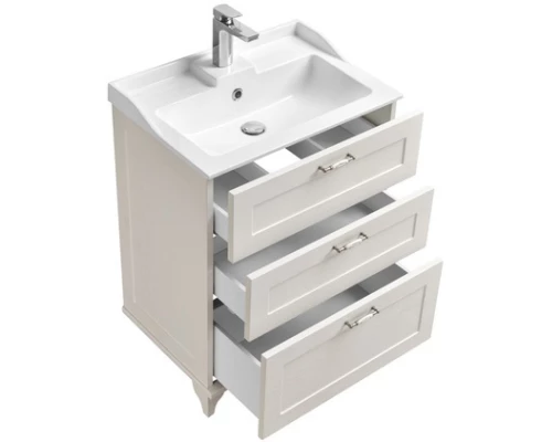 Комплект мебели дуб белый 65,3 см Акватон Леон 1A194601LBPS0 + 1A708731FB010 + 1A187102LBPS0