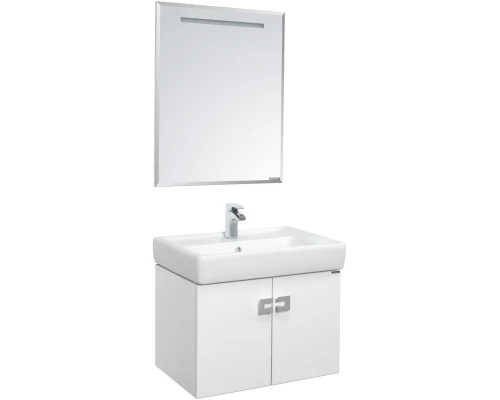 Комплект мебели белый 70 см Акватон Оптима 1A124101OP010 + 1WH302083 + 1A127002OP010