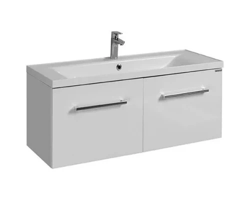 Тумба с раковиной белый глянец 100 см Акватон Мадрид 1A1280K0MA010