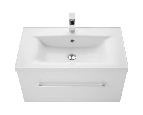 Комплект мебели белый глянец 80 см Акватон Мадрид 1A126801MA010 + 1A70493KPR010 + 1A175202MA010