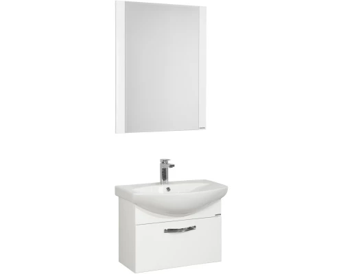 Комплект мебели белый 65 см Акватон Ария 1A134001AA010 + 1WH207782 + 1A133702AA010