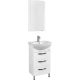 Комплект мебели белый 50,5 см Акватон Ария 1A140201AA010 + 1WH207781 + 1A140102AA010