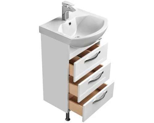 Комплект мебели белый 50,5 см Акватон Ария 1A140201AA010 + 1WH207781 + 1A140102AA010