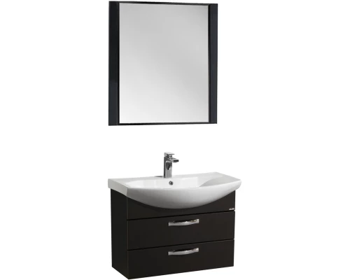 Комплект мебели черный 80,5 см Акватон Ария 1A140801AA950 + 1WH207783 + 1A141902AA950