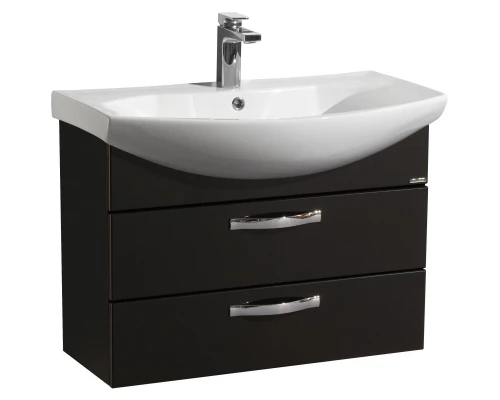 Комплект мебели черный 80,5 см Акватон Ария 1A140801AA950 + 1WH207783 + 1A141902AA950