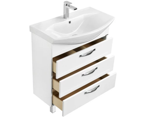 Комплект мебели белый 80,5 см Акватон Ария 1A141301AA010 + 1WH207783 + 1A141902AA010