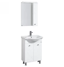 Комплект мебели белый глянец 60,5 см Акватон Лиана 1A163101LL010 + 1WH109652 + 1A162702LL01R