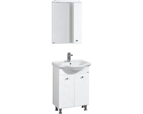 Комплект мебели белый глянец 60,5 см Акватон Лиана 1A163101LL010 + 1WH109652 + 1A162702LL01R