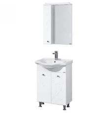 Комплект мебели белый глянец 60,5 см Акватон Лиана 1A163101LL010 + 1WH109652 + 1A162702LL01L