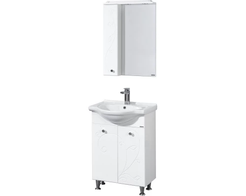 Комплект мебели белый глянец 60,5 см Акватон Лиана 1A163101LL010 + 1WH109652 + 1A162702LL01L