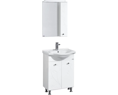 Комплект мебели белый глянец 66 см Акватон Лиана 1A165701LL010 + 1WH109651 + 1A166202LL01R