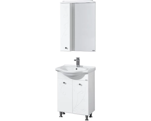 Комплект мебели белый глянец 66 см Акватон Лиана 1A165701LL010 + 1WH109651 + 1A166202LL01L