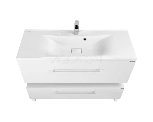 Комплект мебели белый глянец 120 см Акватон Мадрид 1A168701MA010 + 1A70483KPR010 + 1A113402MA010