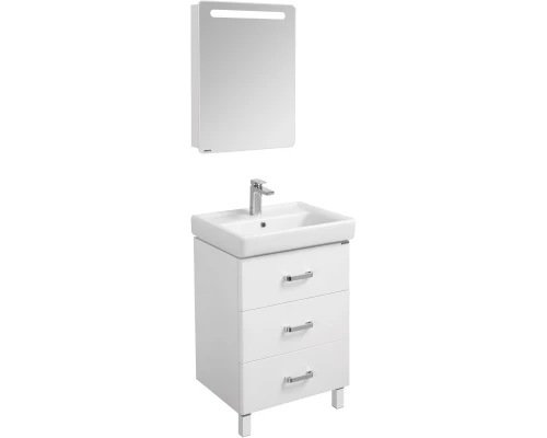 Комплект мебели белый 60 см Акватон Америна 1A168901AM010 + 1WH302082 + 1A135302AM01R