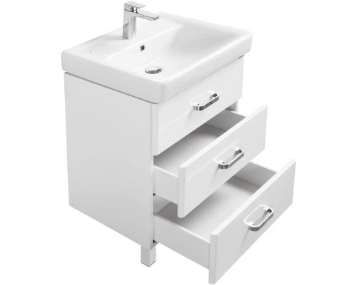 Комплект мебели белый 60 см Акватон Америна 1A168901AM010 + 1WH302082 + 1A135302AM01R