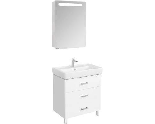 Комплект мебели белый 80 см Акватон Америна 1A169101AM010 + 1WH302084 + 1A135302AM01R