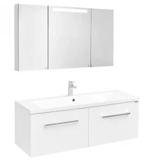 Комплект мебели белый глянец 120 см Акватон Мадрид 1A170301MA010 + 1A70483KPR010 + 1A113402MA010