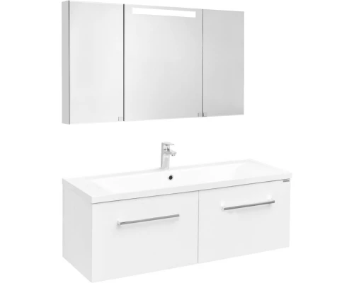 Комплект мебели белый глянец 120 см Акватон Мадрид 1A170301MA010 + 1A70483KPR010 + 1A113402MA010