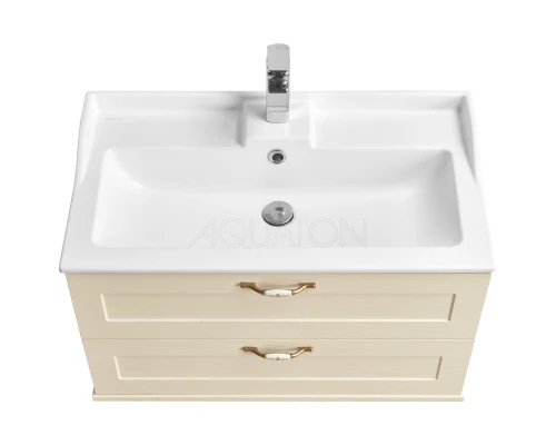 Комплект мебели дуб бежевый 80 см Акватон Леон 1A186301LBPR0 + 1A708031FB010 + 1A186402LBPR0