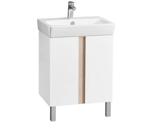 Комплект мебели дуб верона/белый глянец 60 см Акватон Кантри 1A257401AHB20 + 1WH302186 + 1A257702AHB20