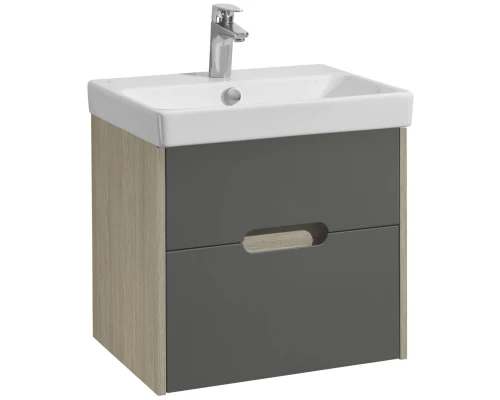 Тумба с раковиной грей/дуб ойстер 55 см Акватон Оливия 1A2542K0OLUG0