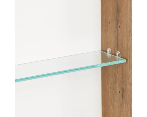 Комплект мебели белый глянец/дуб рустикальный 90 см Акватон Сканди 1A251901SDZ90 + 1WH501629 + 1A252302SDZ90