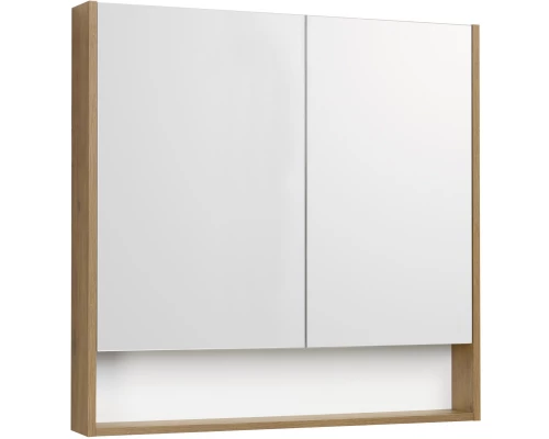 Комплект мебели белый глянец/дуб рустикальный 90 см Акватон Сканди 1A251901SDZ90 + 1WH501629 + 1A252302SDZ90