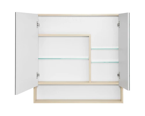 Комплект мебели белый глянец/дуб верона 90 см Акватон Сканди 1A251901SDB20 + 1WH501629 + 1A252302SDB20