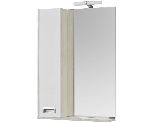 Комплект мебели белый глянец/дуб сомерсет 61 см Акватон Бекка 1A196601BAC20 + 1WH110246 + 1A214602BAC20