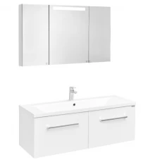 Комплект мебели белый глянец 120,2 см Акватон Мадрид 1A170301MA010 + 1A729631AG010 + 1A113402MA010