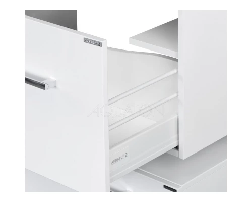 Комплект мебели белый глянец 120,2 см Акватон Мадрид 1A168701MA010 + 1A729631AG010 + 1A113402MA010