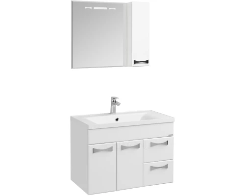 Комплект мебели белый глянец 80,2 см Акватон Диор 1A167801DR010 + 1A722931AG010 + 1A168002DR01R