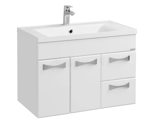 Комплект мебели белый глянец 80,2 см Акватон Диор 1A167801DR010 + 1A722931AG010 + 1A168002DR01R